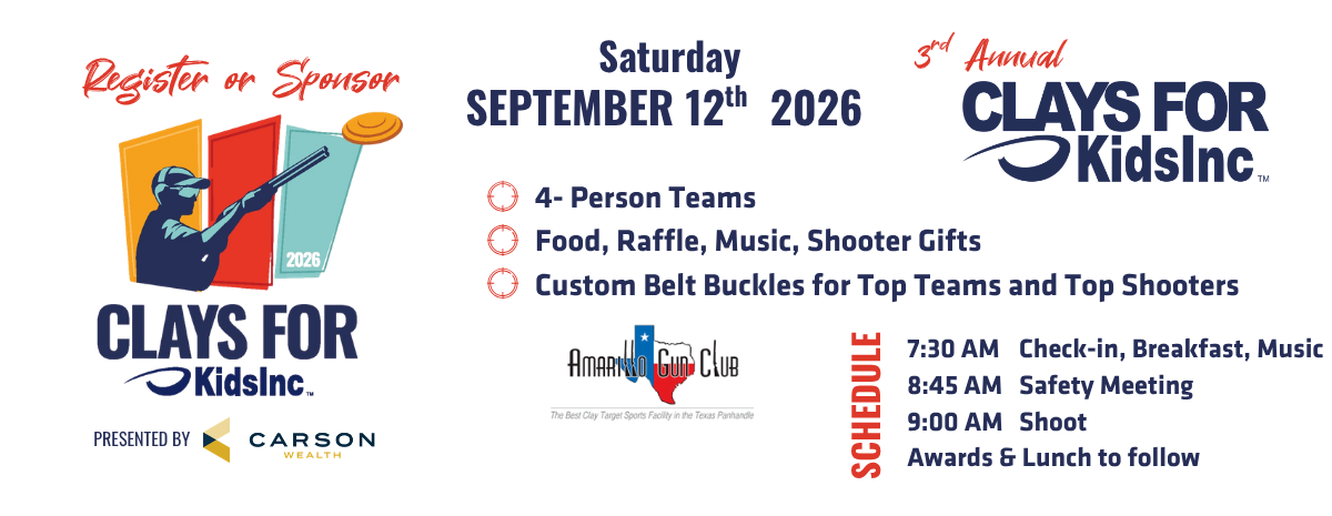 Clays for Kids 2026